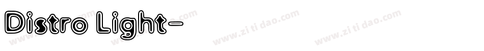 Distro Light字体转换